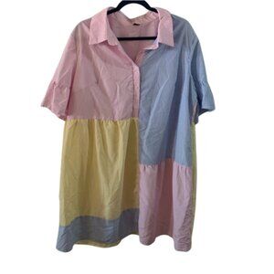 Large stripped shirt from SHEIN.  Size 2XL